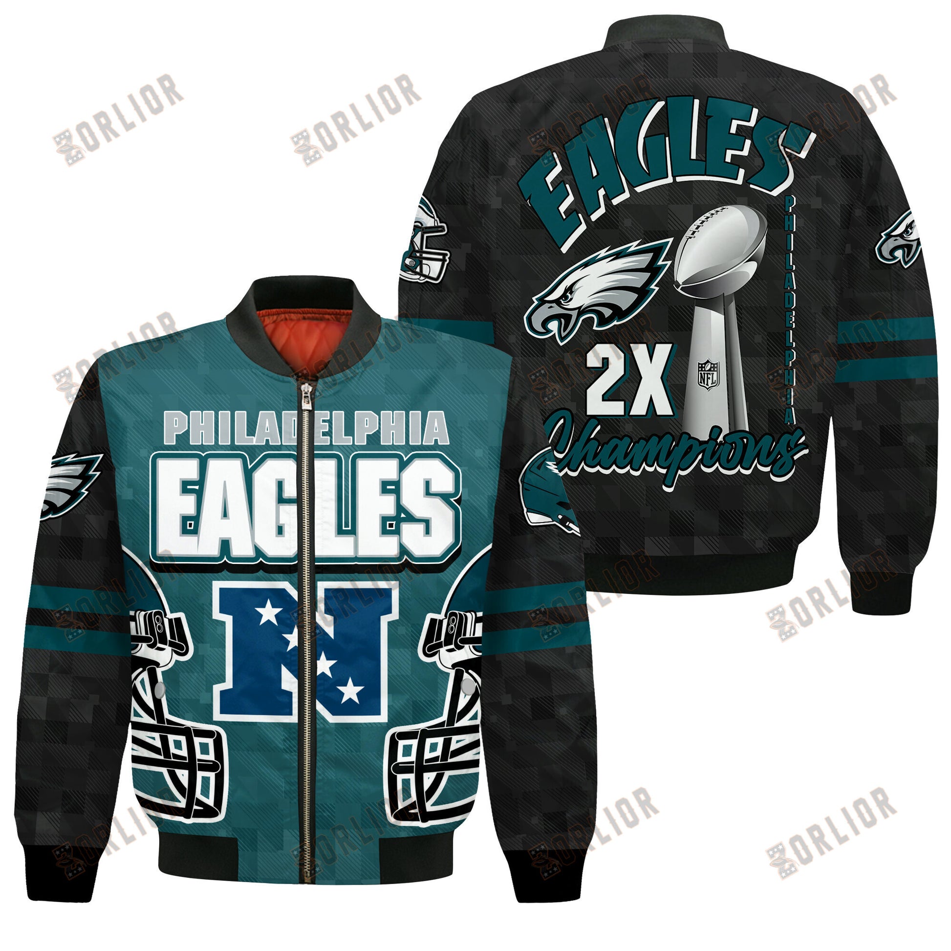 Philadelphia Eagles Super Bowl LIX Champions History Is Being Made Bomber Jacket