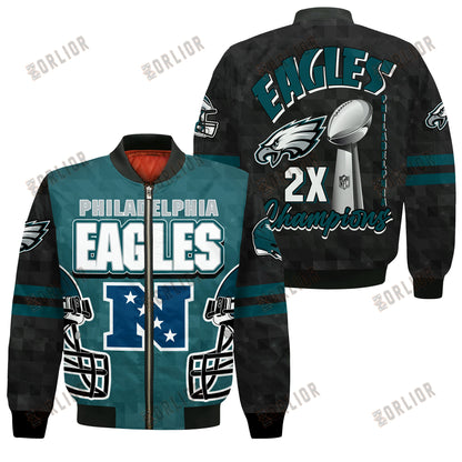 Philadelphia Eagles Super Bowl LIX Champions History Is Being Made Bomber Jacket