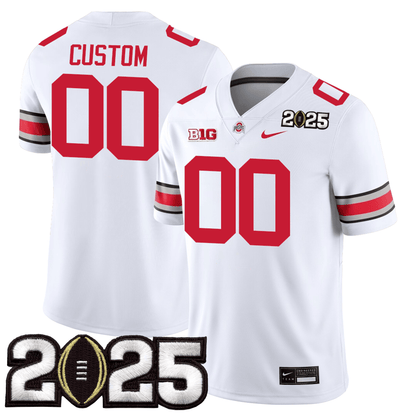 Custom Ohio State Buckeyes Jersey - CFP Final Patch - All Stitched