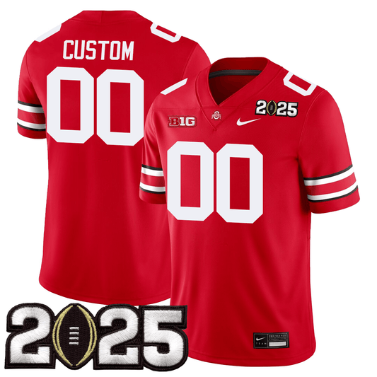 Custom Ohio State Buckeyes Jersey - CFP Final Patch - All Stitched