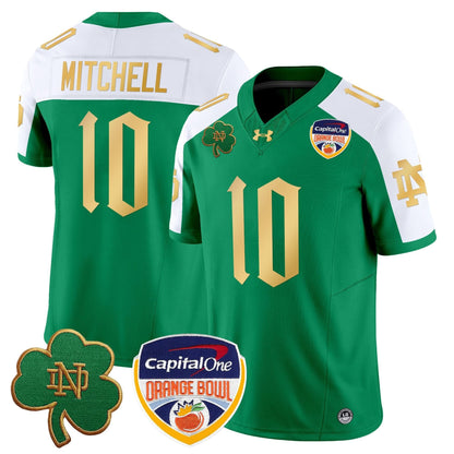 Notre Dame Fighting Irish 2024 Orange Bowl Patch Vapor Limited Jersey V2 - All Stitched