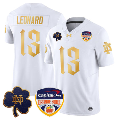 Notre Dame Fighting Irish 2024 Orange Bowl Patch Vapor Limited Jersey V2 - All Stitched