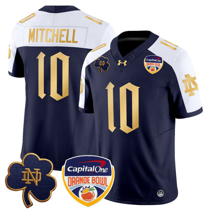 Notre Dame Fighting Irish 2024 Orange Bowl Patch Vapor Limited Jersey V2 - All Stitched