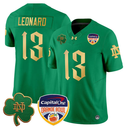 Notre Dame Fighting Irish 2024 Orange Bowl Patch Vapor Limited Jersey V2 - All Stitched