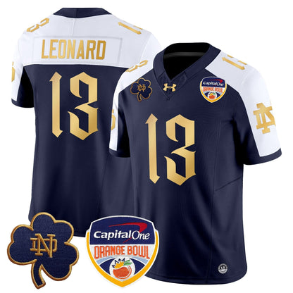 Notre Dame Fighting Irish 2024 Orange Bowl Patch Vapor Limited Jersey V2 - All Stitched