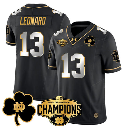 Notre Dame Fighting Irish 2025 Orange Bowl Champions Jersey N5 - All Stitched