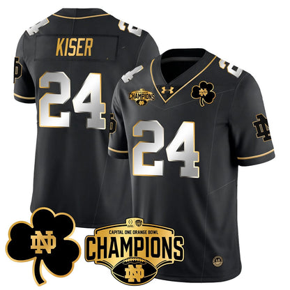 Notre Dame Fighting Irish 2025 Orange Bowl Champions Jersey N5 - All Stitched
