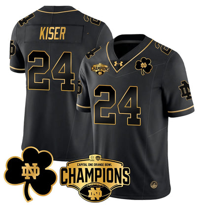 Notre Dame Fighting Irish 2025 Orange Bowl Champions Jersey N5 - All Stitched