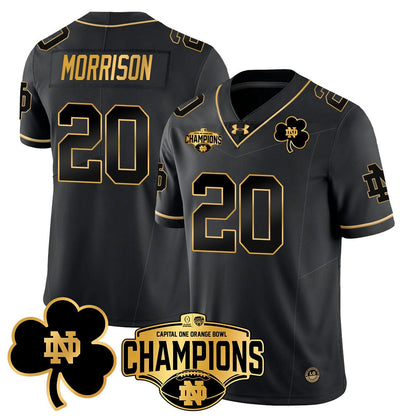 Notre Dame Fighting Irish 2025 Orange Bowl Champions Jersey N5 - All Stitched