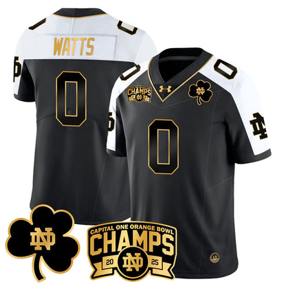 Notre Dame Fighting Irish 2025 Orange Bowl Champions Jersey N6 - All Stitched