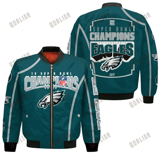Philadelphia Eagles Super Bowl Champions Winning Spirit Bomber Jacket