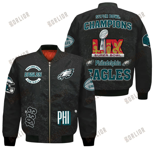Philadelphia Eagles Super Bowl LIX Champions 2024 Winning Spirit Bomber Jacket