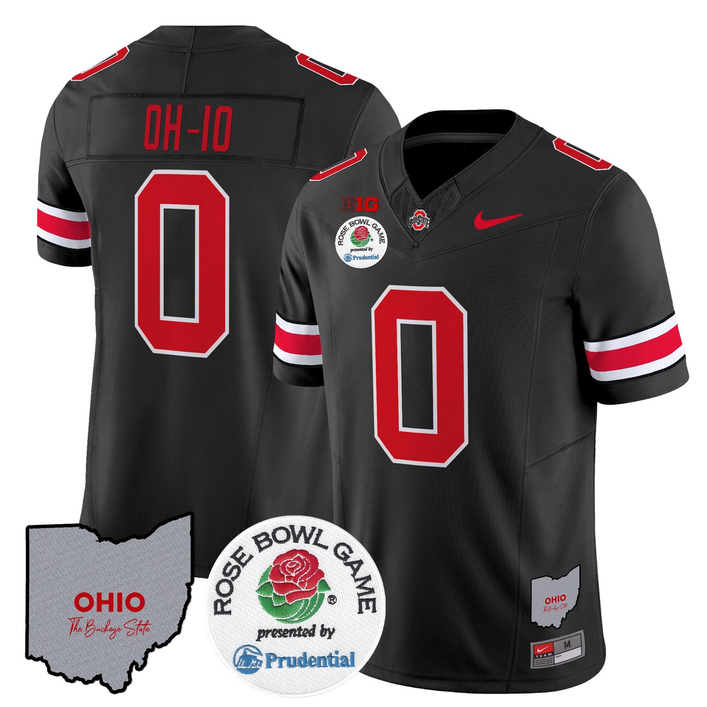 Ohio State Buckeyes Rose Bowl Vapor Limited Jersey V2 - All Stitched