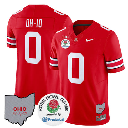 Ohio State Buckeyes Rose Bowl Vapor Limited Jersey V2 - All Stitched