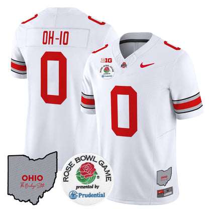 Ohio State Buckeyes Rose Bowl Vapor Limited Jersey V2 - All Stitched