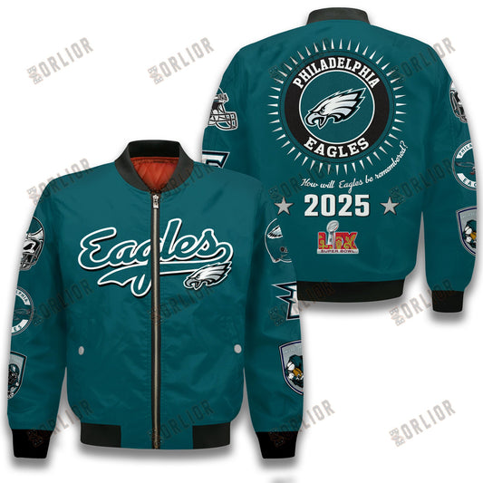 Philadelphia Eagles Super Bowl LIX Celebrate The Champions Bomber Jacket