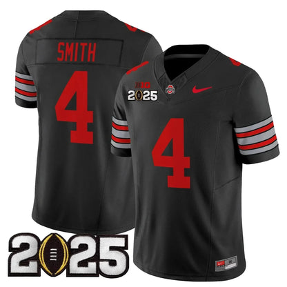 Ohio State Buckeyes Jeremiah Smith 2025 Patch Jersey - All Stitched