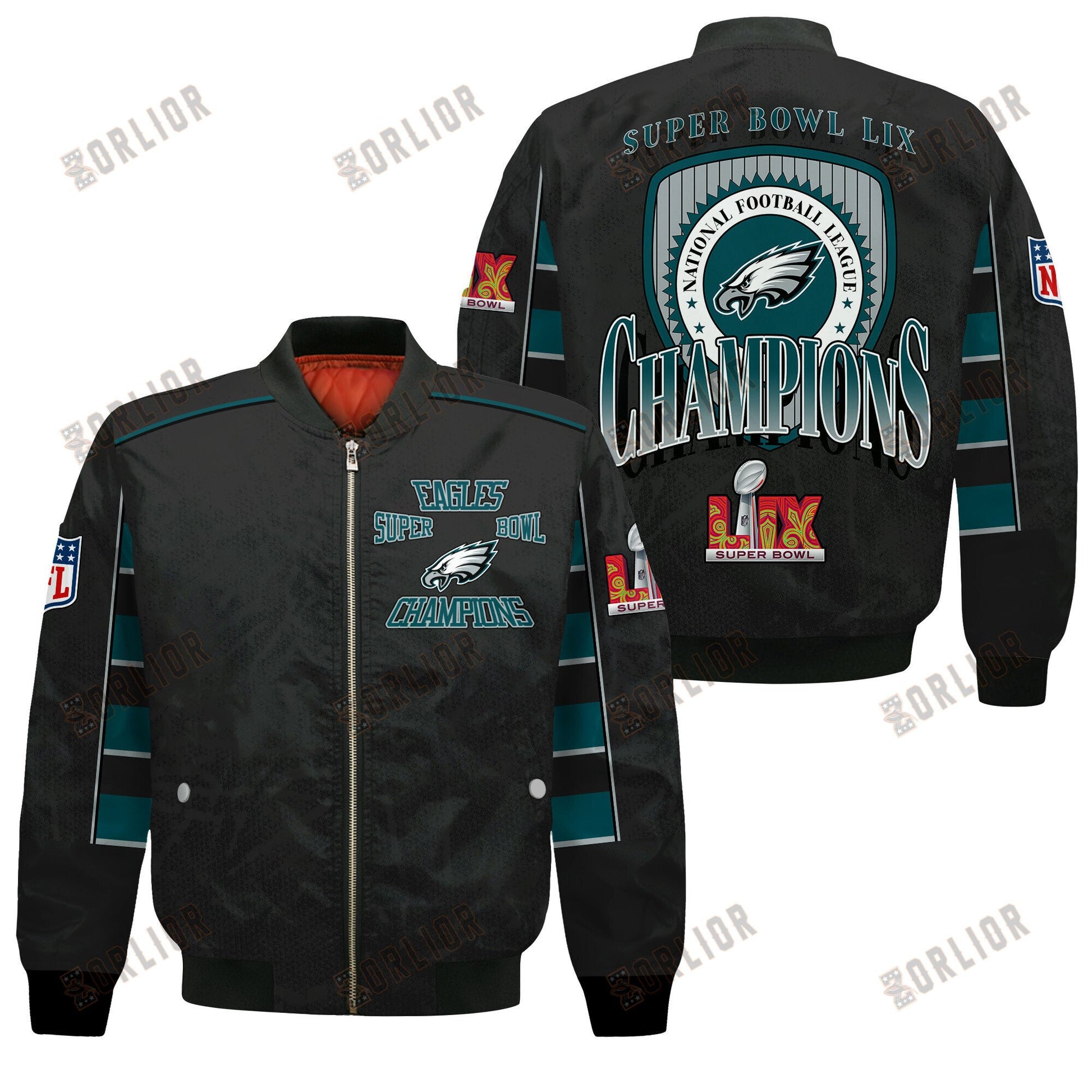 Philadelphia Eagles Super Bowl LIX Champion's Style Bomber Jacket