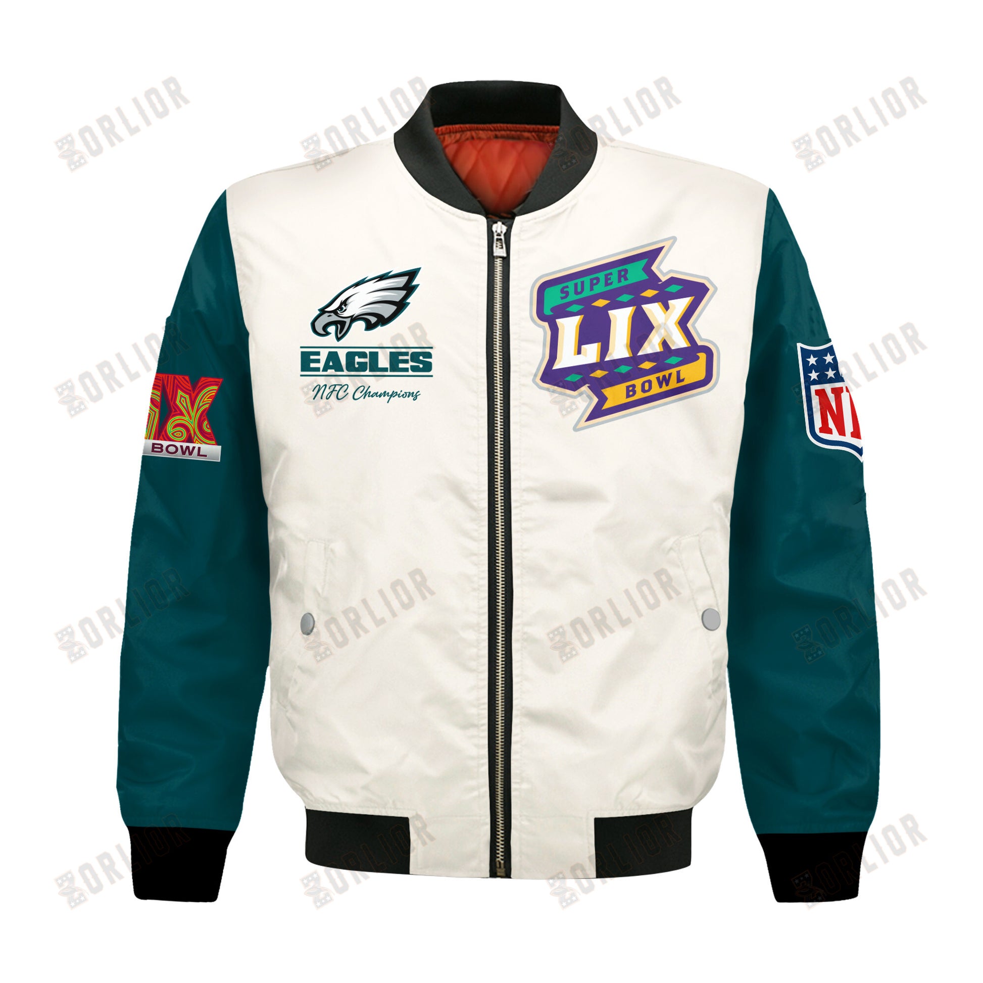 Philadelphia Eagles Super Bowl LIX Celebrate The Victory Bomber Jacket
