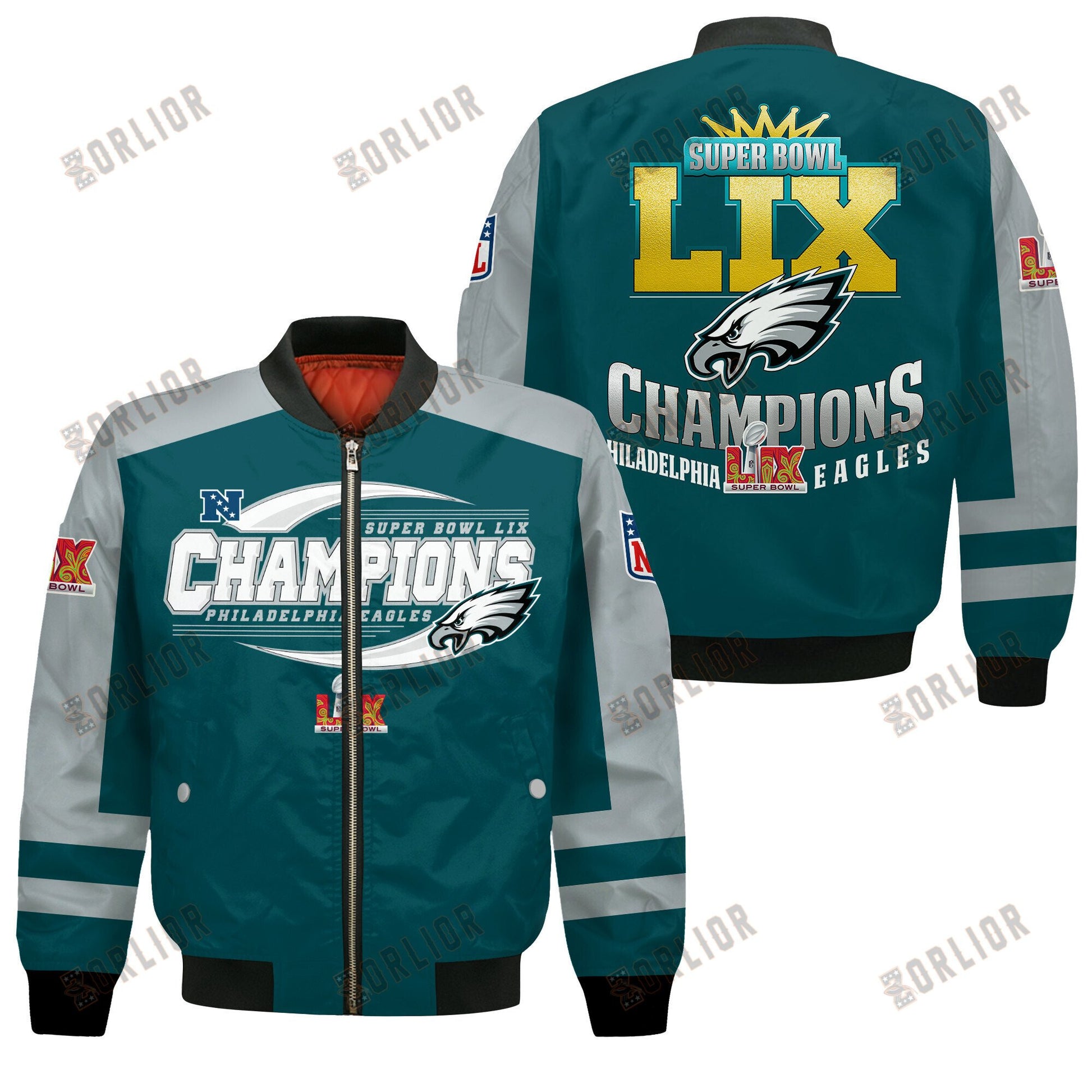Philadelphia Eagles Super Bowl 2025 Victory A Champion's Choice Bomber Jacket