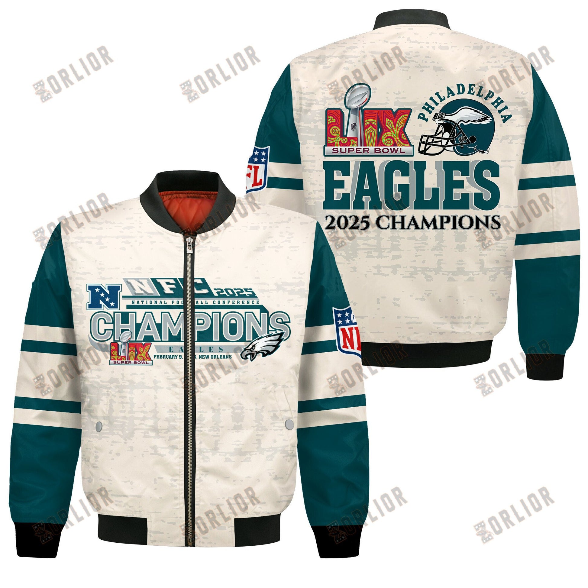 Philadelphia Eagles Super Bowl 2025 Wear The Legacy Bomber Jacket