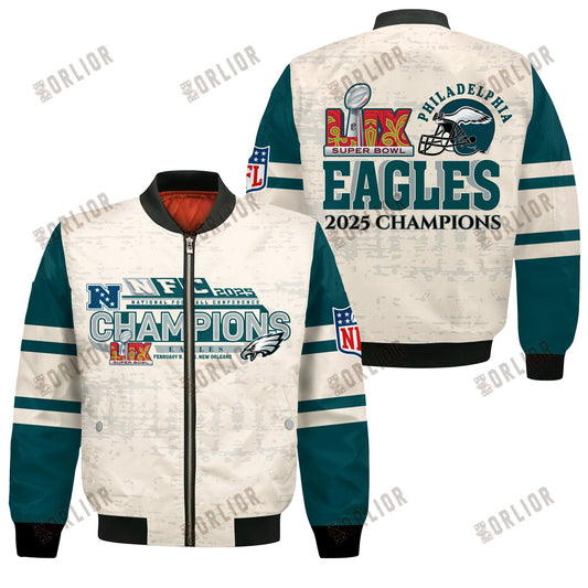 Philadelphia Eagles Super Bowl 2025 Wear The Legacy Bomber Jacket