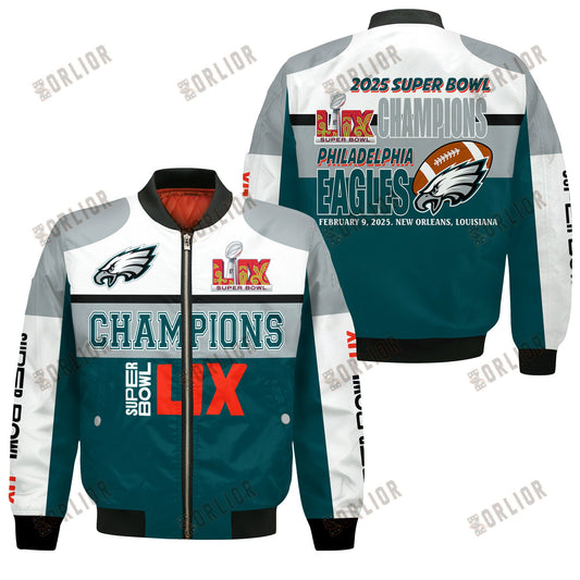 Philadelphia Eagles Super Bowl LIX 2025 Winning Spirit Bomber Jacket