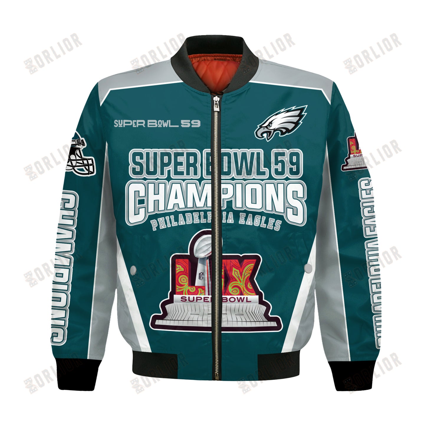 Philadelphia Eagles Super Bowl LIX Top Of The Game Bomber Jacket
