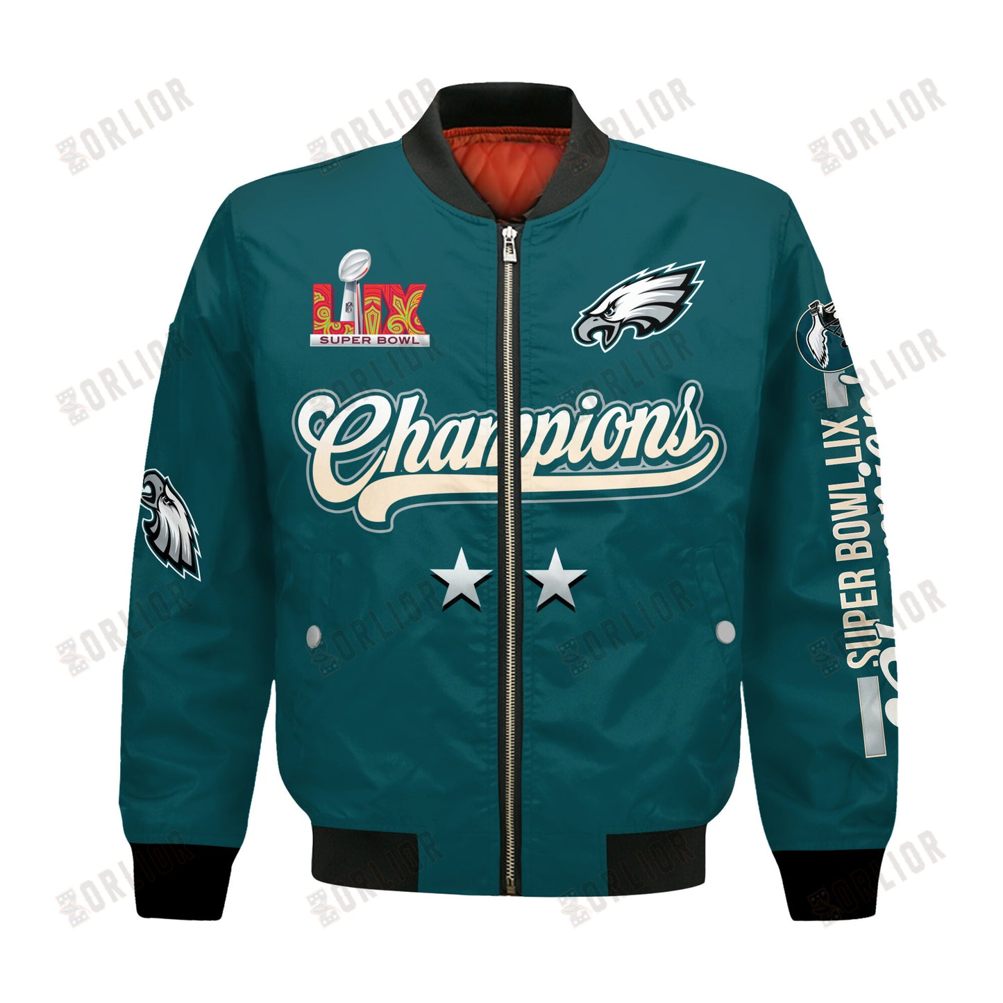 Phialdelphia Eagles Super Bowl LIX Dominate Again Bomber Jacket