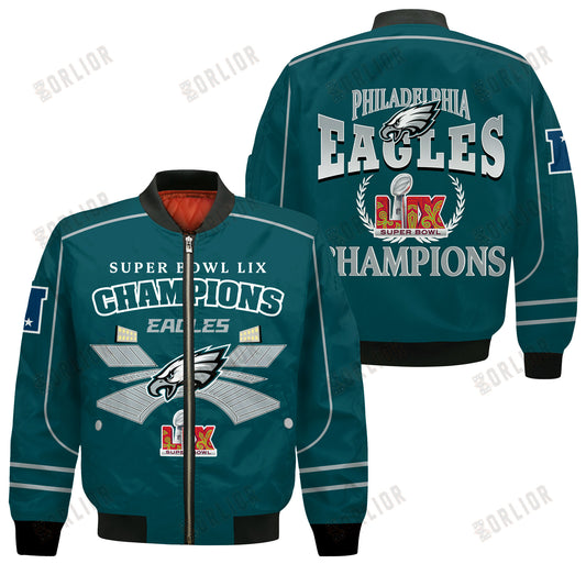 Philadelphia Eagles Super Bowl LIX The New King Bomber Jacket