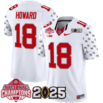 Ohio State Buckeyes National Champions Patch Vapor Limited Jersey - Stitched