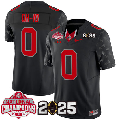 Ohio State Buckeyes National Champions Patch Vapor Limited Jersey - Stitched