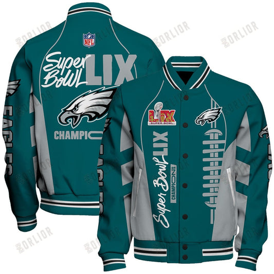 Philadelphia Eagles Super Bowl LIX Champions Relive The Glory Varsity Jacket
