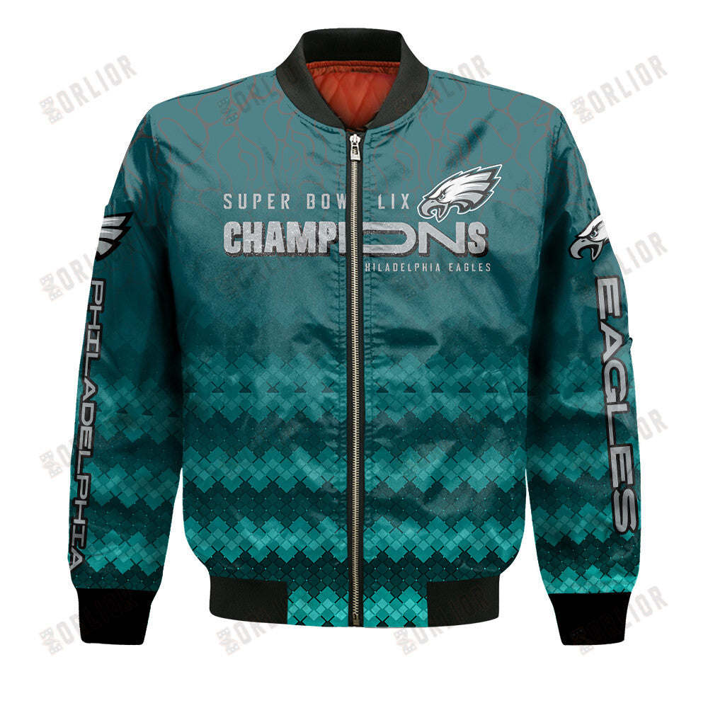 Philadelphia Eagles Super Bowl LIX Champions Celebrate In Style Bomber Jacket