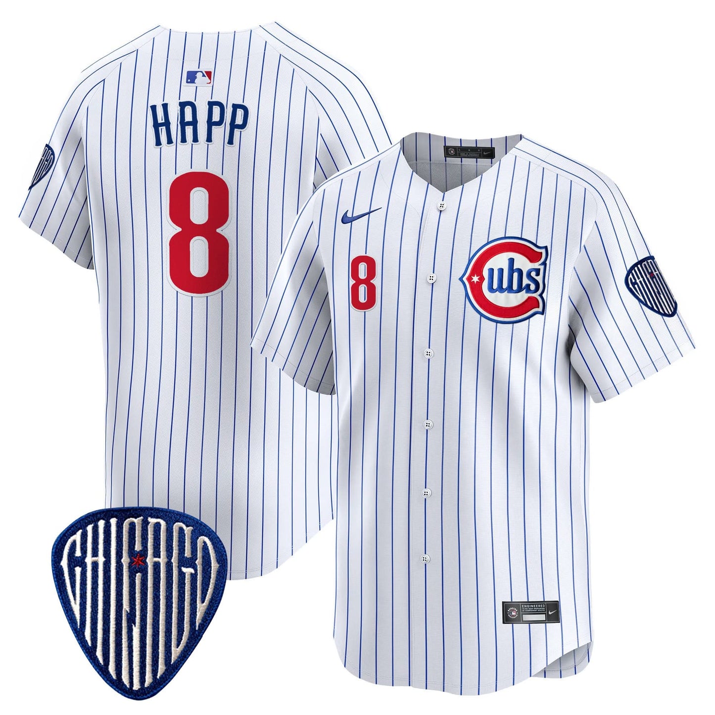 Men's Chicago Cubs Blue Alternate Vapor Premier Limited Jersey - All Stitched