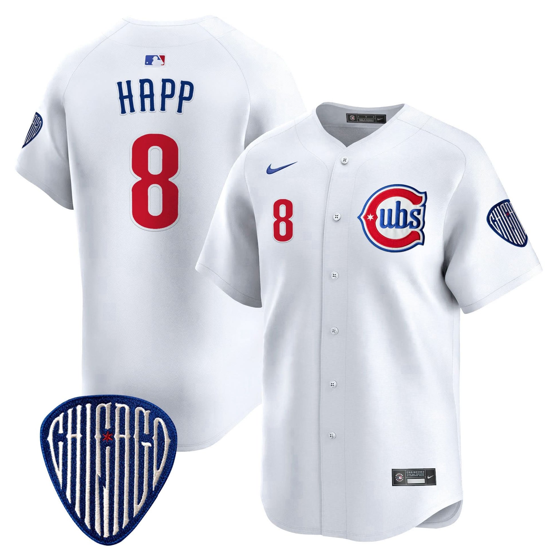 Men's Chicago Cubs Blue Alternate Vapor Premier Limited Jersey - All Stitched