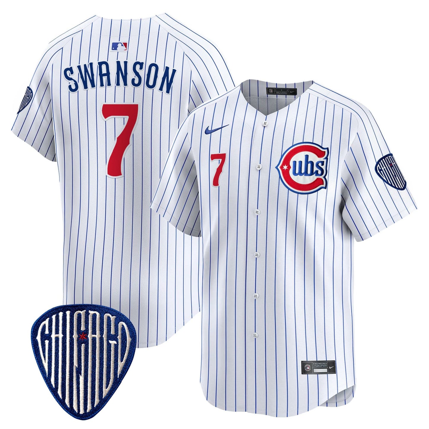 Men's Chicago Cubs Blue Alternate Vapor Premier Limited Jersey - All Stitched