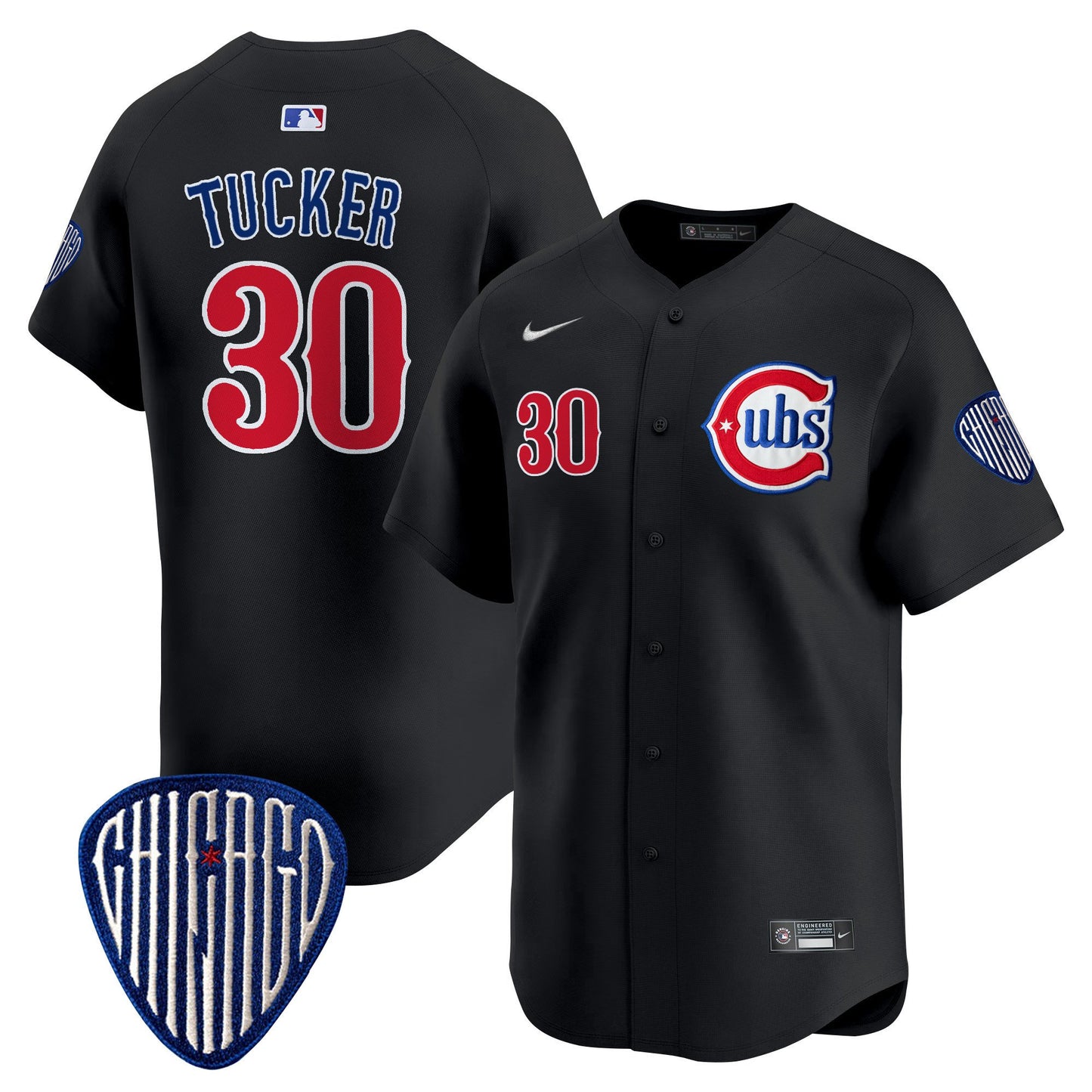 Chicago Cubs Blue Alternate Vapor Premier Limited Jersey - All Stitched