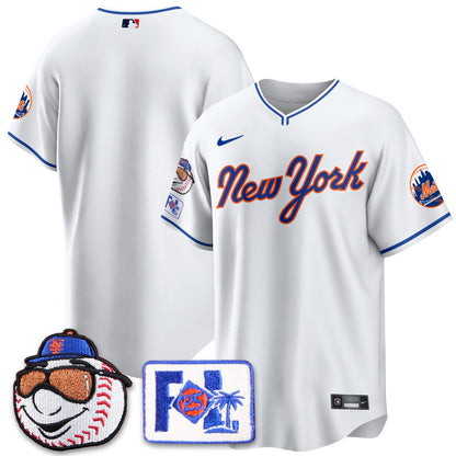 New York Mets Blue Road 2025 Spring Training Jersey - All Stitched