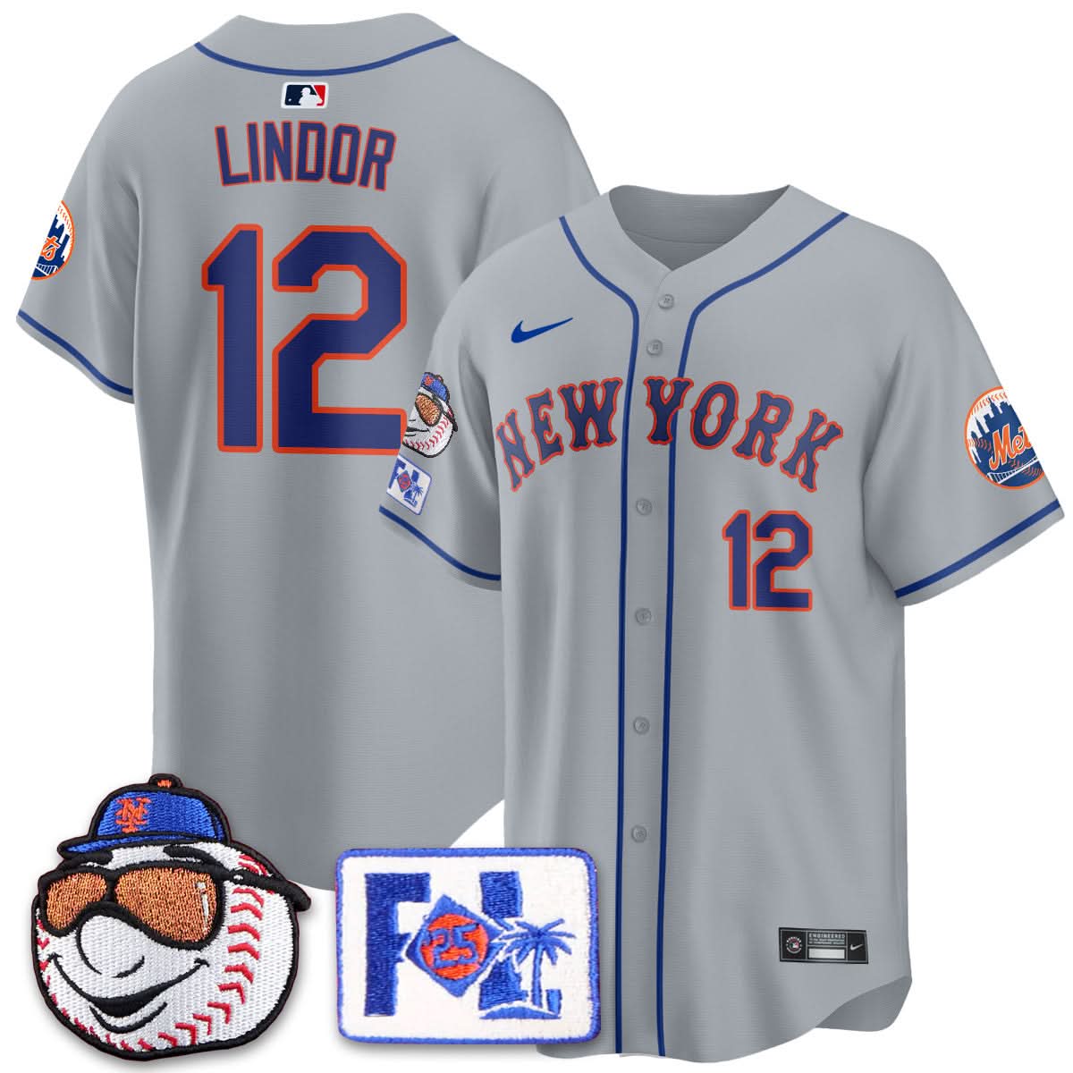 Men's New York Mets 2025 Spring Training Jersey - All Stitched