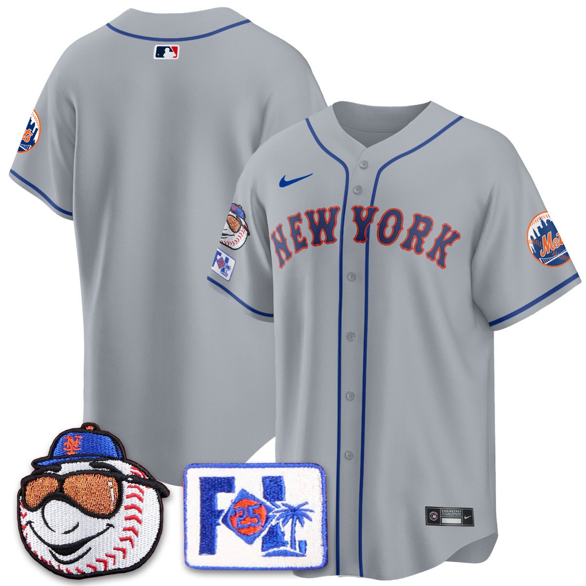 New York Mets 2025 Spring Training Jersey - All Stitched