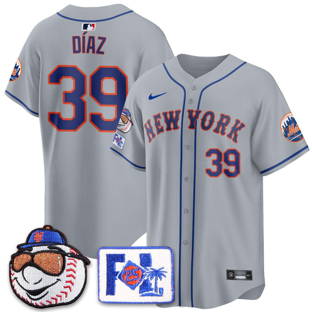 New York Mets 2025 Spring Training Jersey - All Stitched