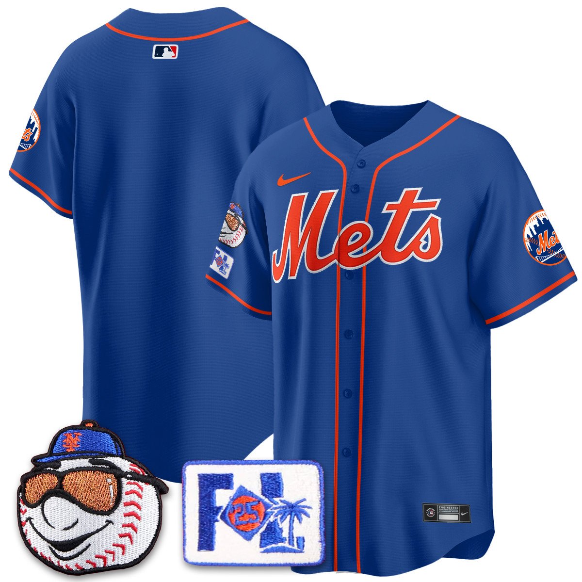 New York Mets 2025 Spring Training Jersey - All Stitched