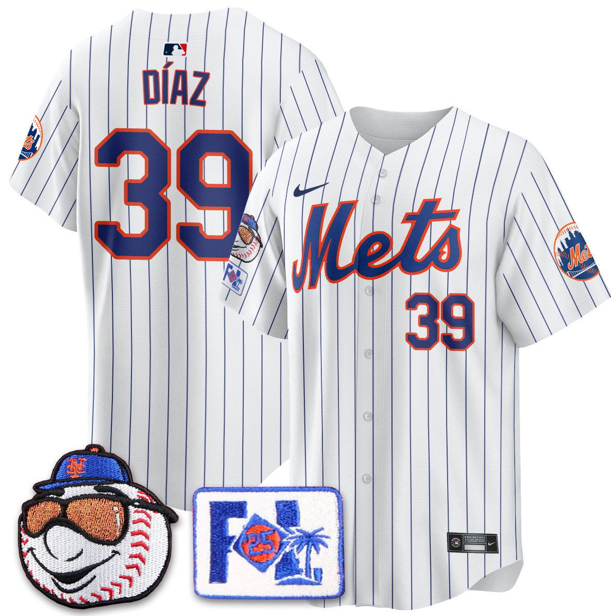 New York Mets 2025 Spring Training Jersey - All Stitched