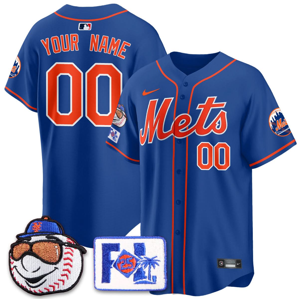 Custom Gender/Name New York Mets 2025 Spring Training Jersey - All Stitched