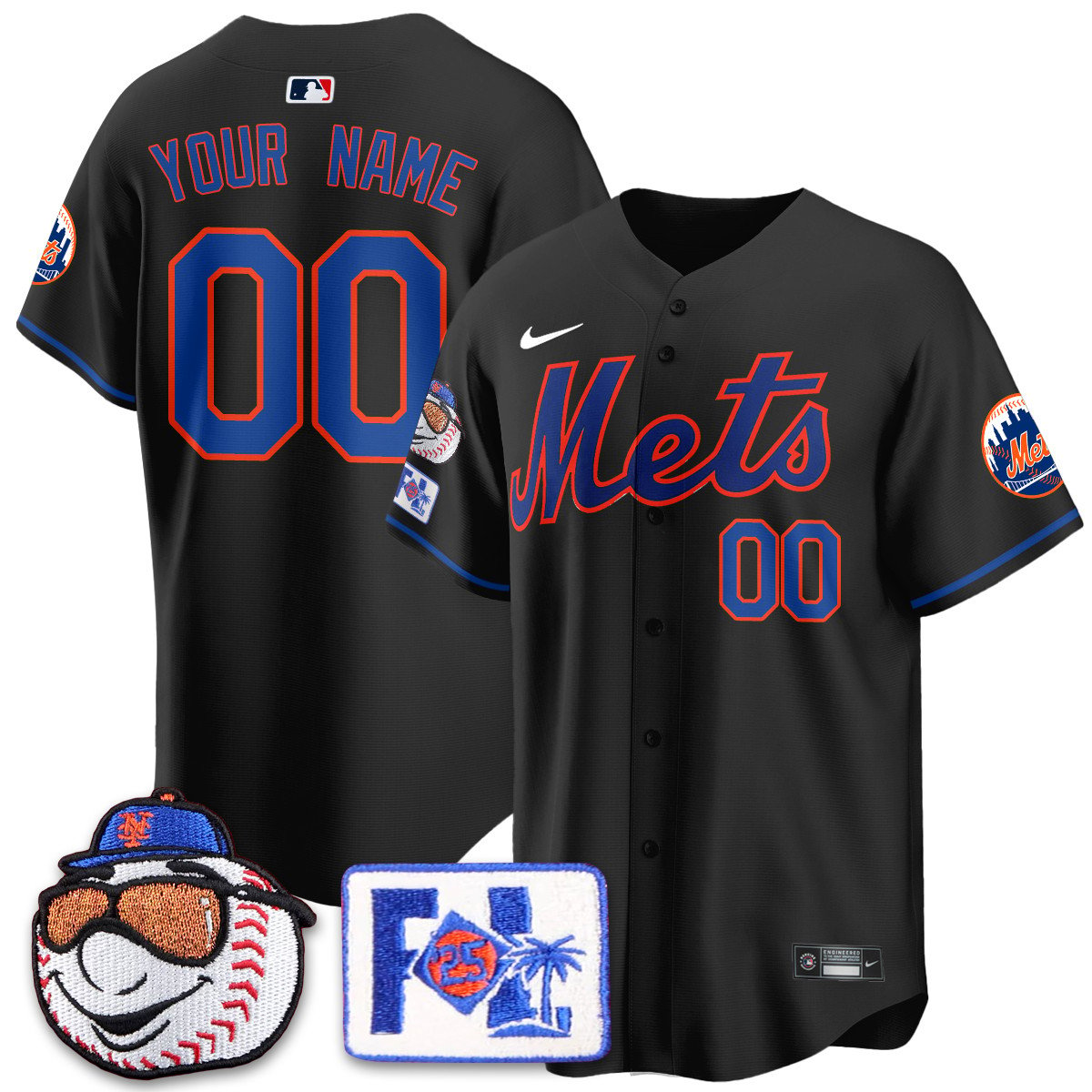 New York Mets 2025 Spring Training Custom Jersey - All Stitched