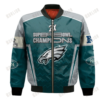 Philadelphia Eagles Super Bowl LIX Champions Wear Your Pride Bomber Jacket