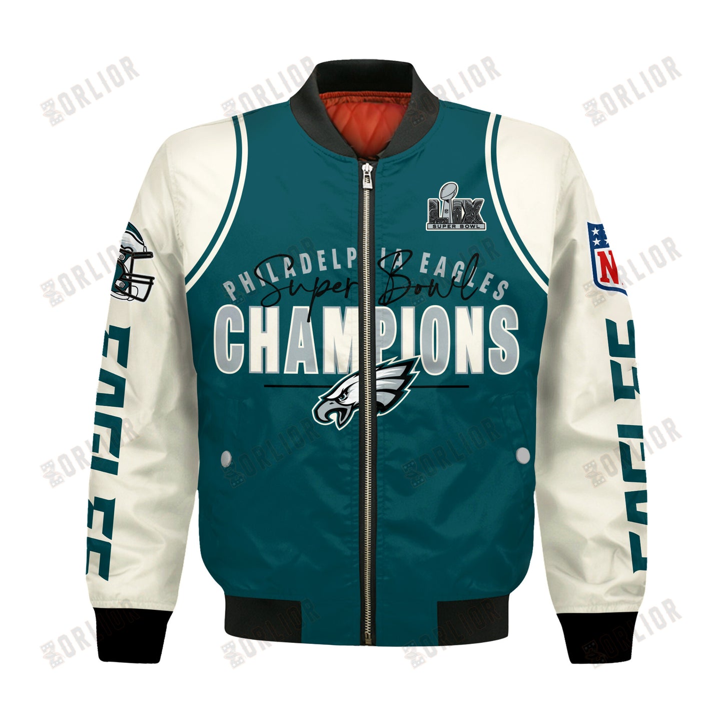 Philadelphia Eagles Super Bowl LIX Champions Command The Game, Claim Glory Bomber Jacket