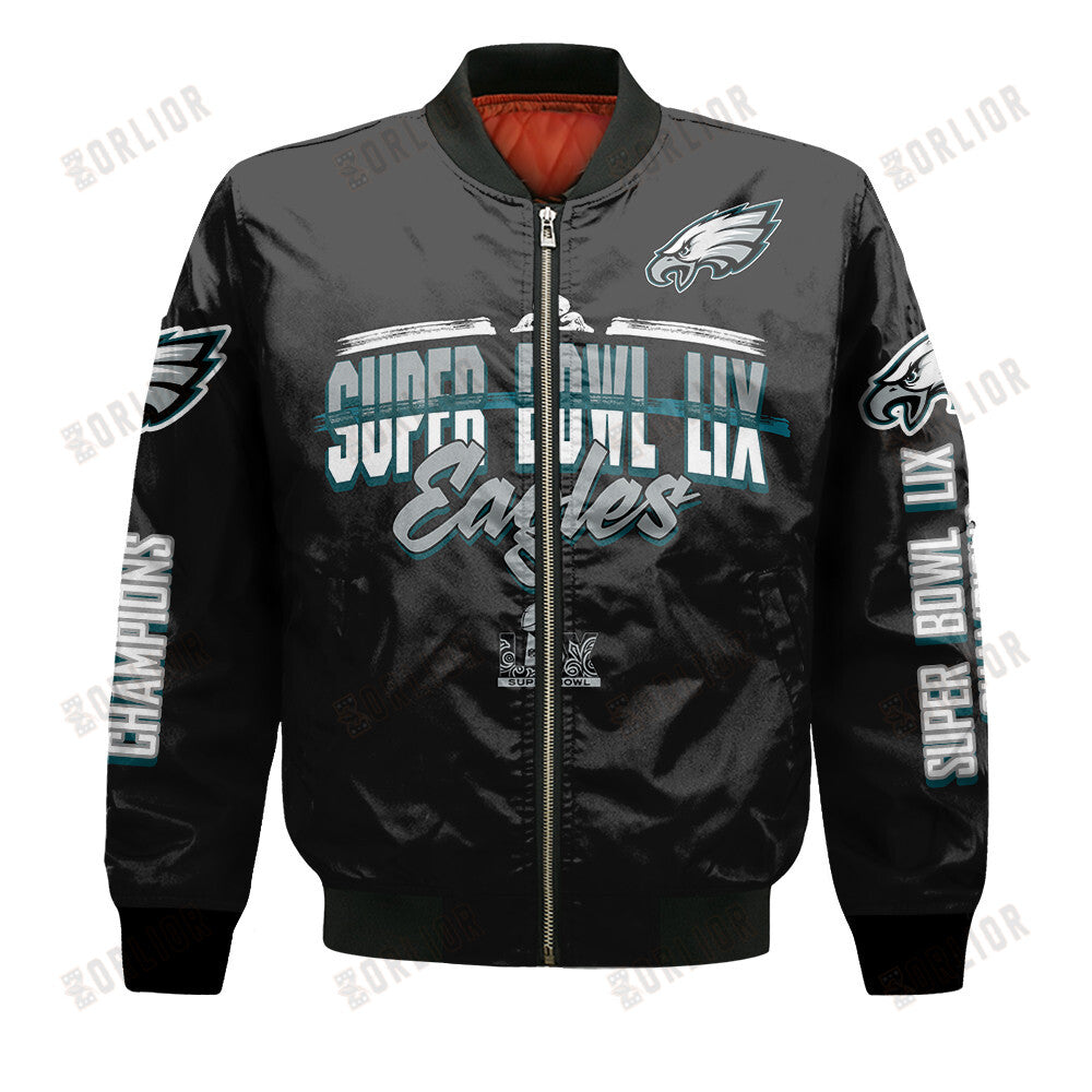 Philadelphia Eagles Super Bowl LIX Champions A Glorious Victory Bomber Jacket