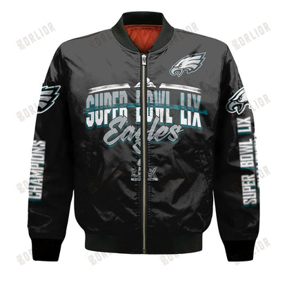 Philadelphia Eagles Super Bowl LIX Champions A Glorious Victory Bomber Jacket